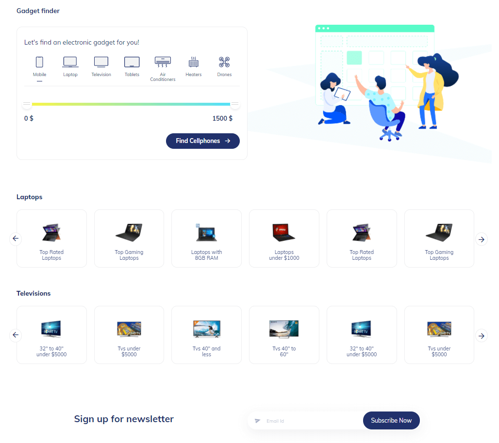 Product Comparison Site