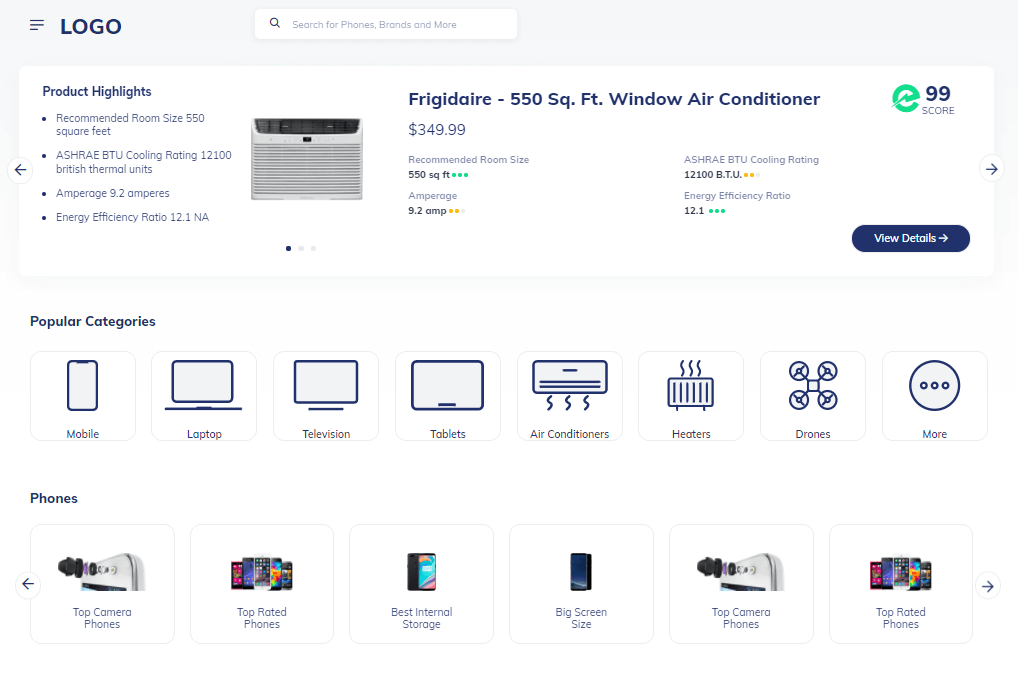 Product Comparison Site