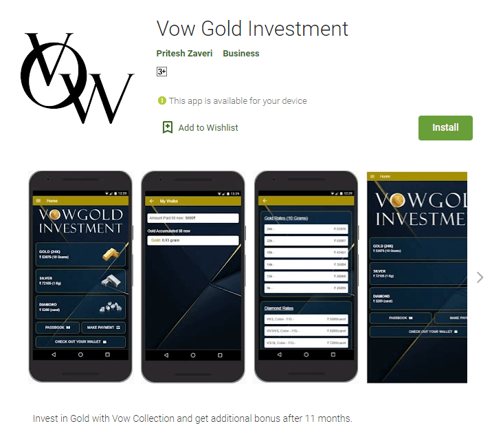 Vow Gold Investment