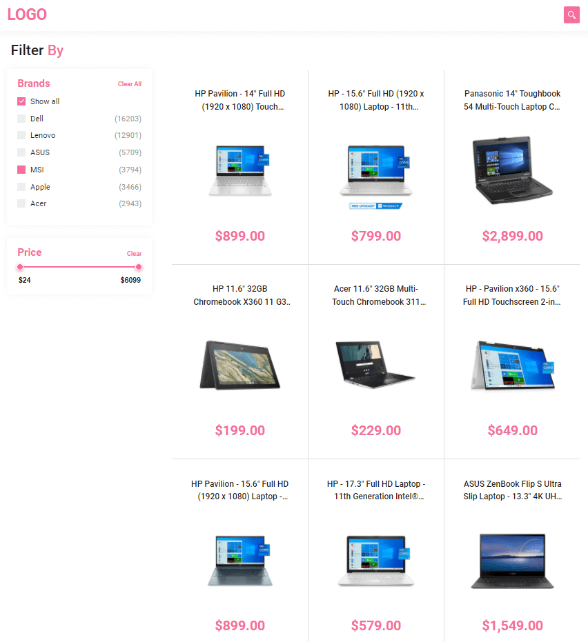 Shopping Website 3