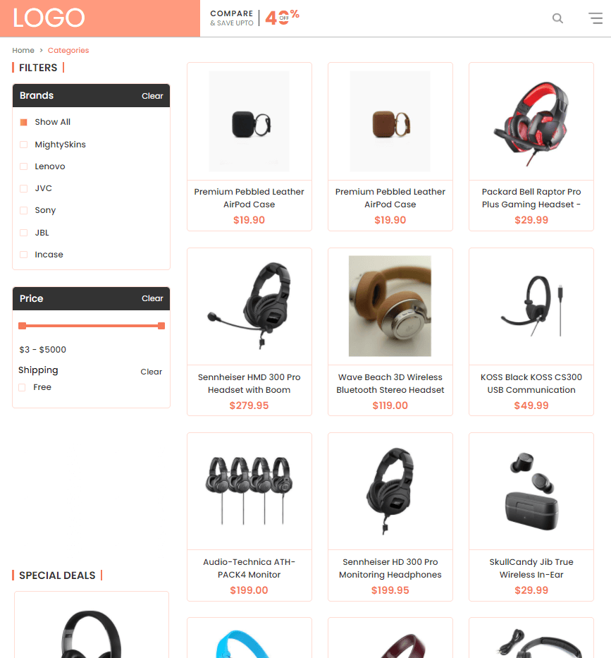 Shopping Website 4